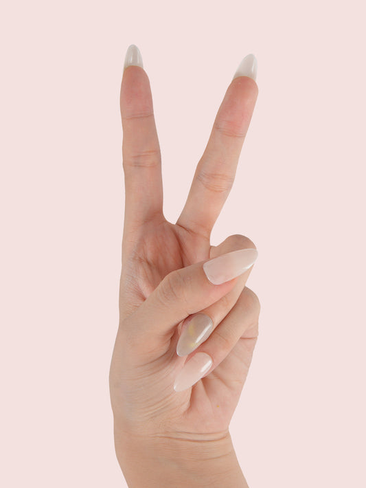 Pink Cat Eye Press-On Nails