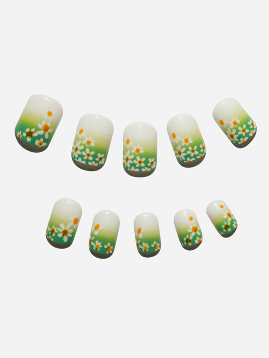 Daisy Green Press-On Nails